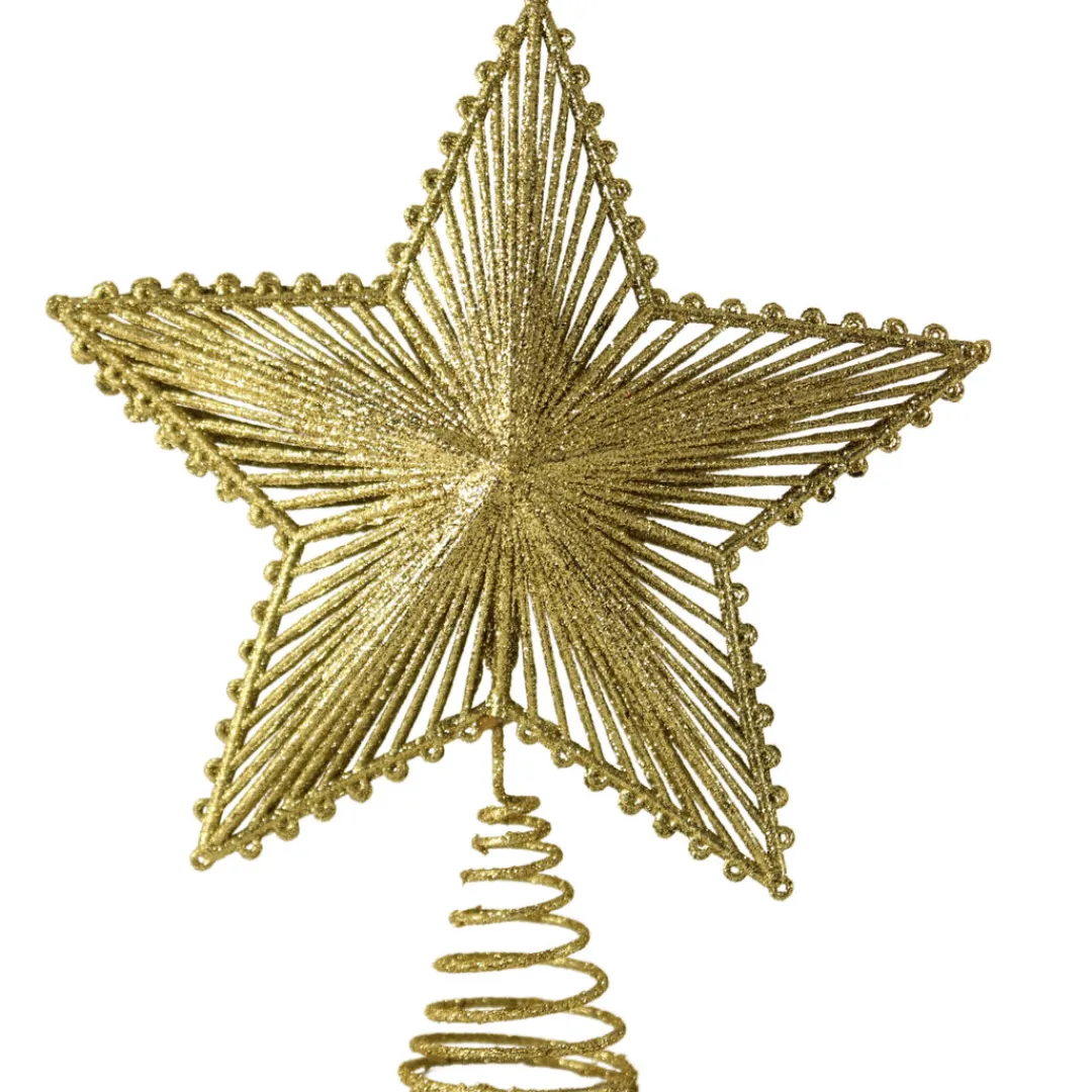 The Christmas Shop Gold Treetop Star| Treetop Stars
