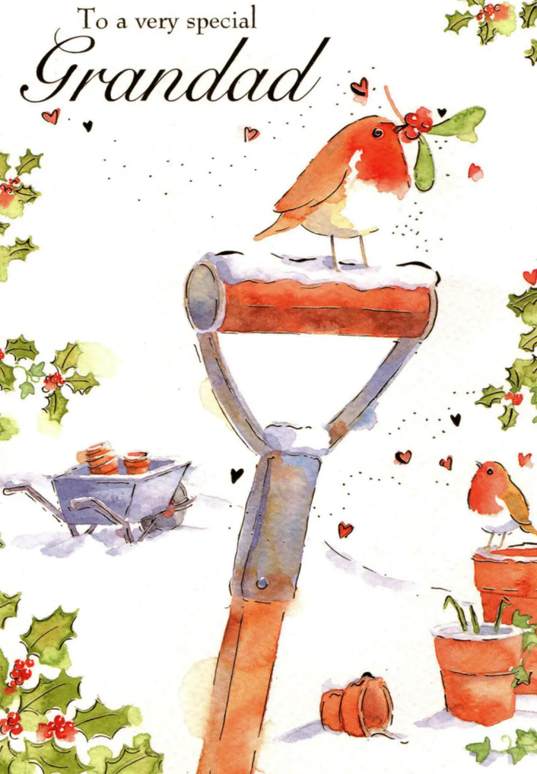 The Christmas Shop Grandad Christmas Card| Cards For Relatives