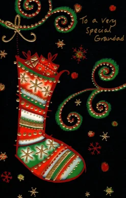 The Christmas Shop Grandad Christmas Card| Cards For Relatives