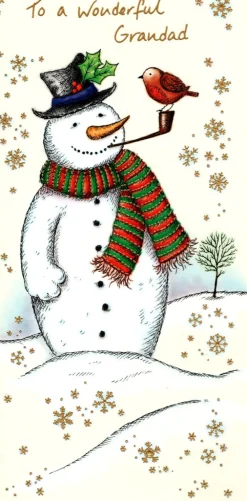 The Christmas Shop Grandad Christmas Card| Cards For Relatives