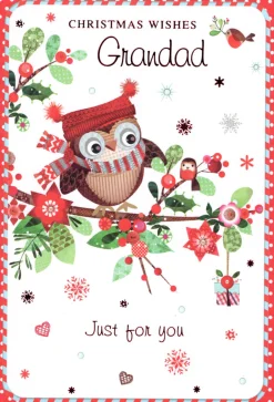 The Christmas Shop Grandad Christmas Card| Cards For Relatives