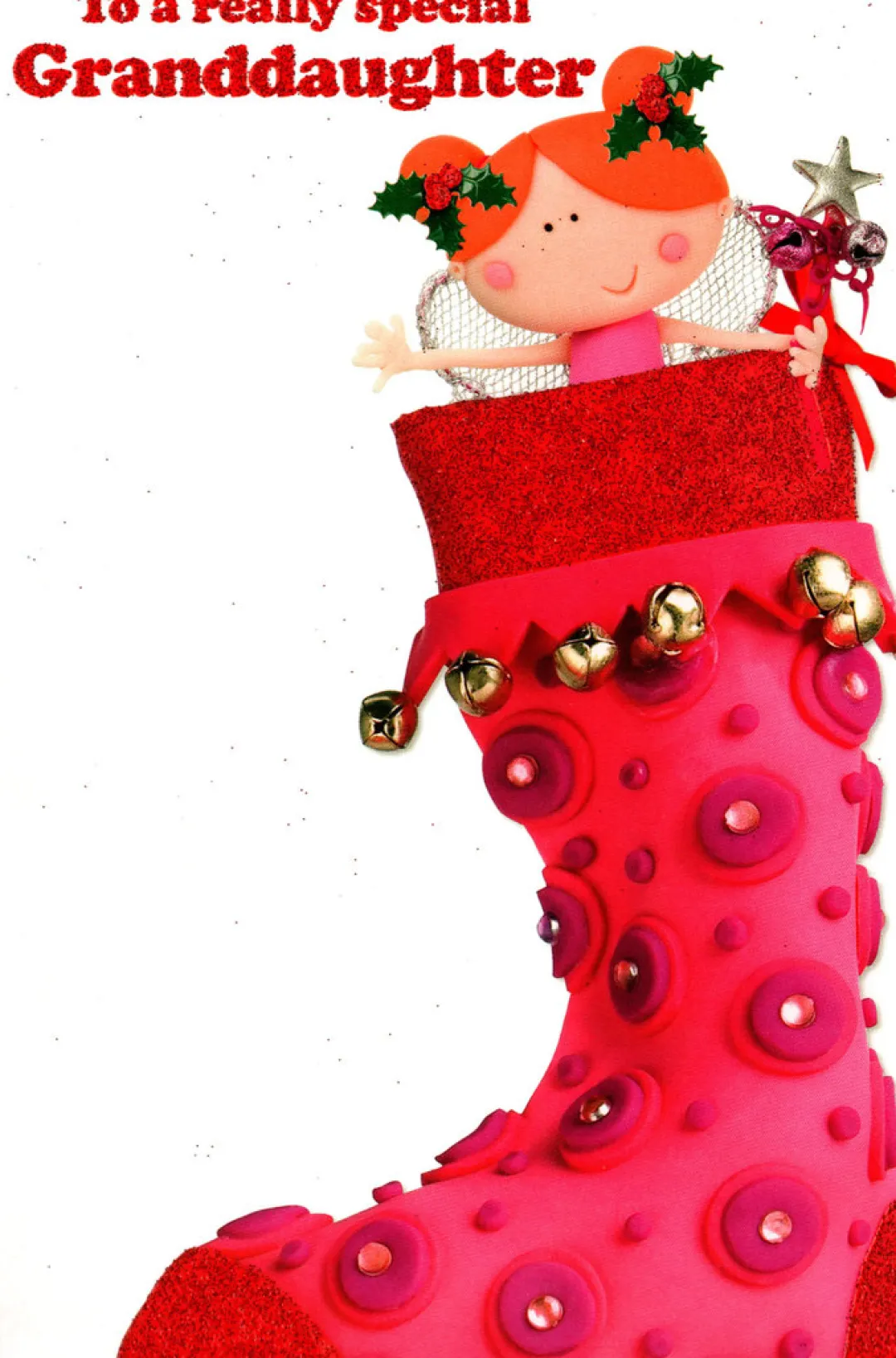 The Christmas Shop Granddaughter Christmas Card| Cards For Relatives