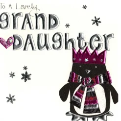 The Christmas Shop Granddaughter Christmas Card| Cards For Relatives