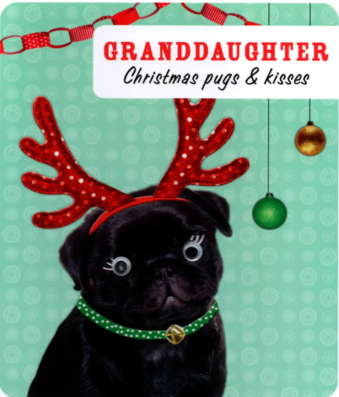 The Christmas Shop Granddaughter Christmas Card| Cards For Relatives