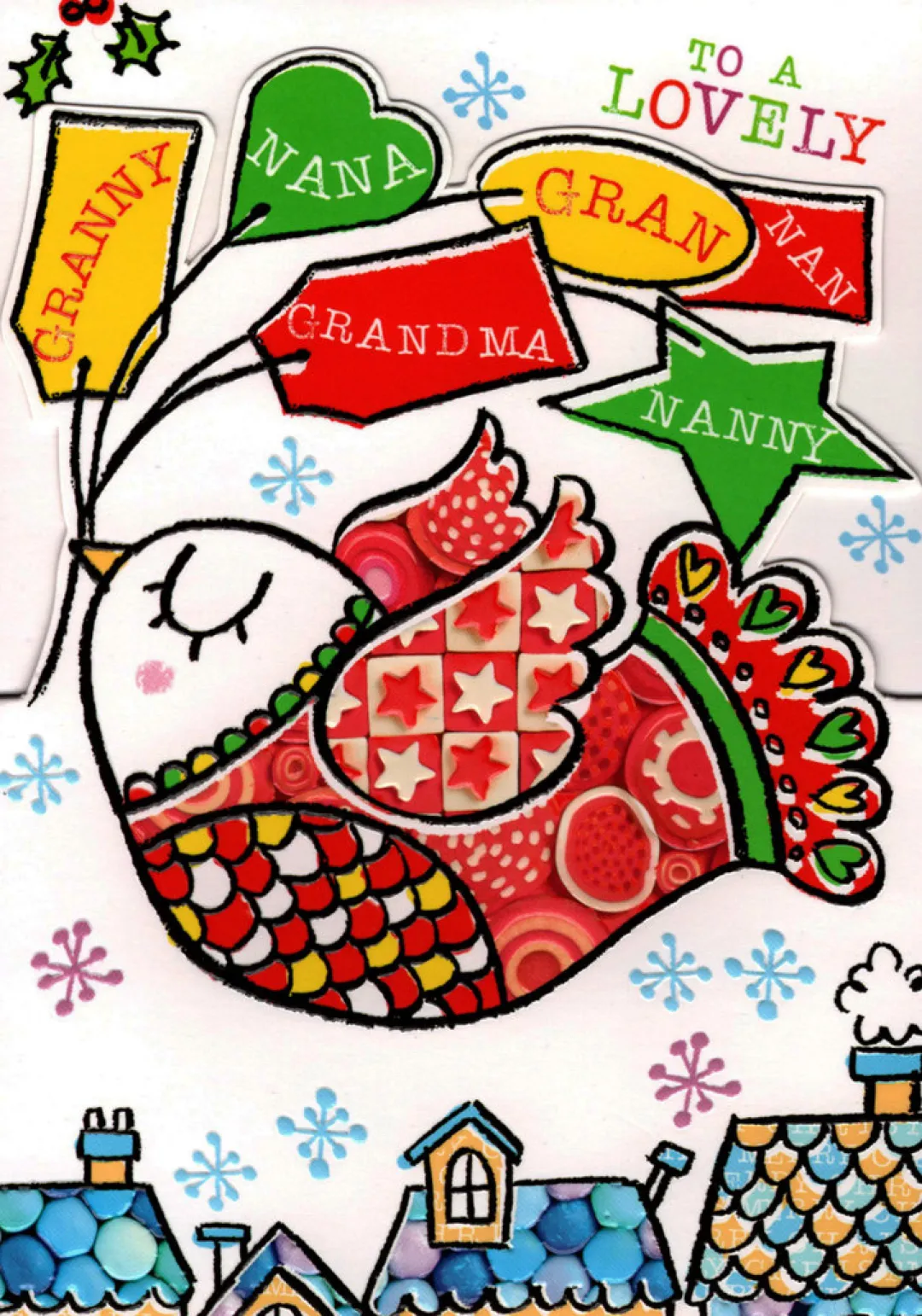 The Christmas Shop Grandma Christmas Card| Cards For Relatives