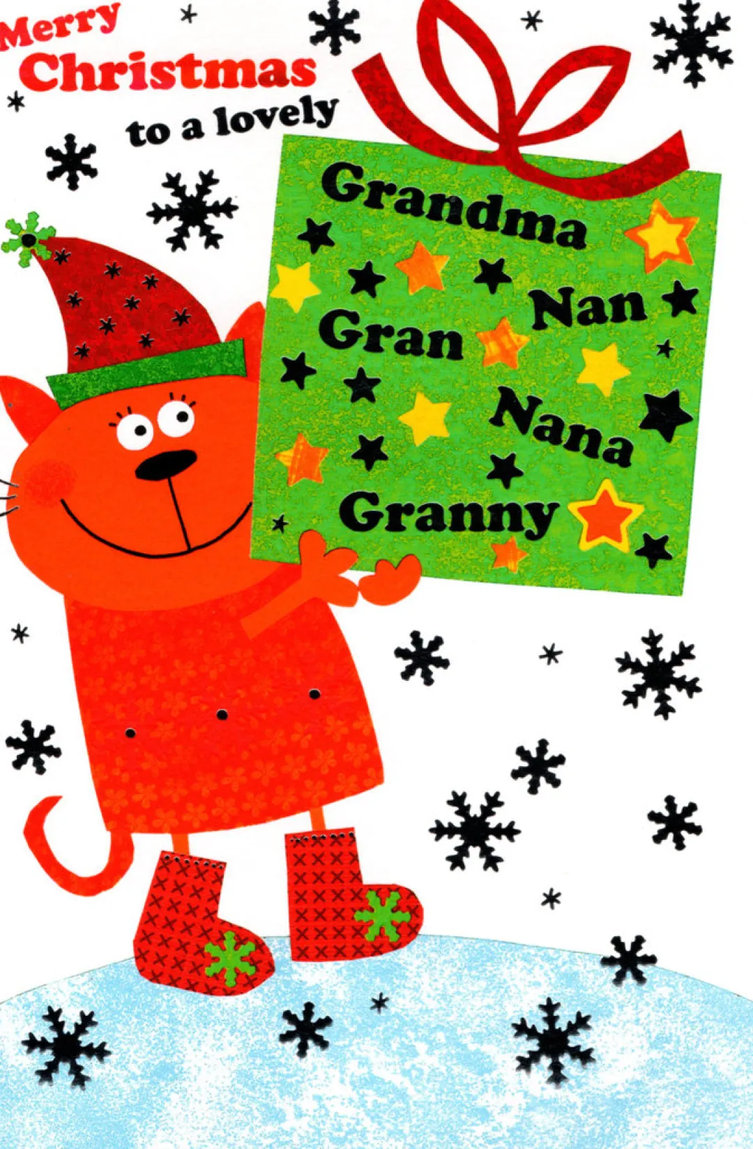 The Christmas Shop Grandma Christmas Card| Cards For Relatives