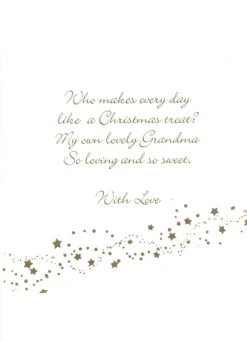 The Christmas Shop Grandma Christmas Card| Cards For Relatives