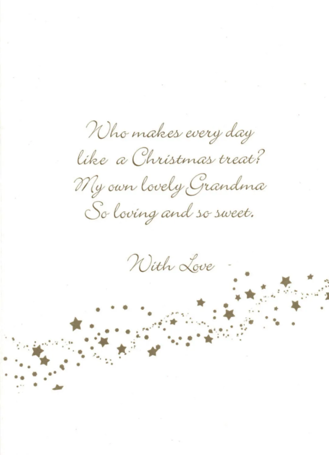 The Christmas Shop Grandma Christmas Card| Cards For Relatives