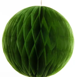 The Christmas Shop Green Honeycomb Ball| Paper Decorations|Other Colours