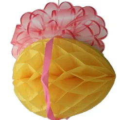 The Christmas Shop Hanging Paper Honeycomb Egg| Easter Etc.|Paper Decorations