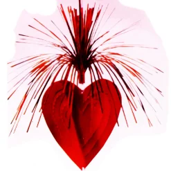 The Christmas Shop Heart Foil Cascade| Valentines|Foil Decorations