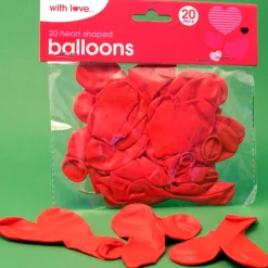 The Christmas Shop Heart Shaped Balloons| Valentines|Balloons