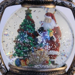 The Christmas Shop Illuminated Snowglobe With Timer| Battery Operated Lights|Snowglobes