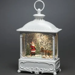 The Christmas Shop Illuminated Snowscene| Electric Operated Lights|Snowglobes