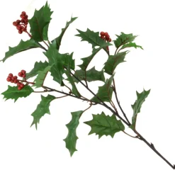 The Christmas Shop Large Artificial Holly Bunch| Picks & Berries