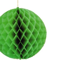 The Christmas Shop Large Green Paper Ball| Paper Decorations