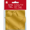 The Christmas Shop Luxury Foil Gift Tags| Tags & Labels