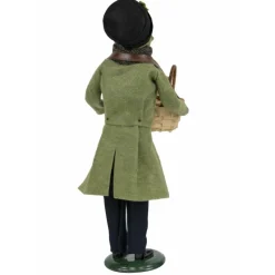 The Christmas Shop Man Selling Baskets| Byers Choice Carolers