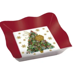 The Christmas Shop Melamine Wave Bowl| Tableware