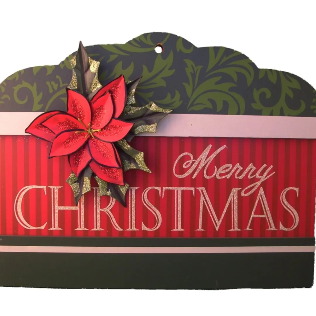 The Christmas Shop Merry Christmas Sign| Wooden Ornaments