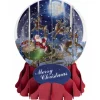 The Christmas Shop Moonlight Sleigh Ride Globe Card| Single Cards|Novelties