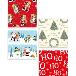 The Christmas Shop Pack Of Flat Wrap| Wrap