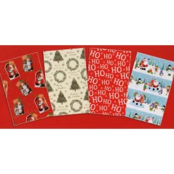 The Christmas Shop Pack Of Flat Wrap| Wrap
