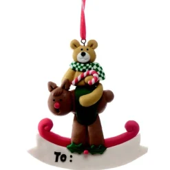 The Christmas Shop Personalisable Claydough Teddy| Characters|Other Colours