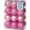 The Christmas Shop Pink Shatterproof Baubles| Shatterproof