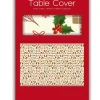 The Christmas Shop Plastic Table Cover| Tablecloths