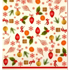 The Christmas Shop Plastic Table Cover| Tablecloths