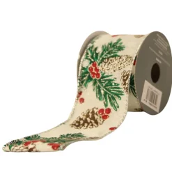 The Christmas Shop Printed Ribbon| Ribbon