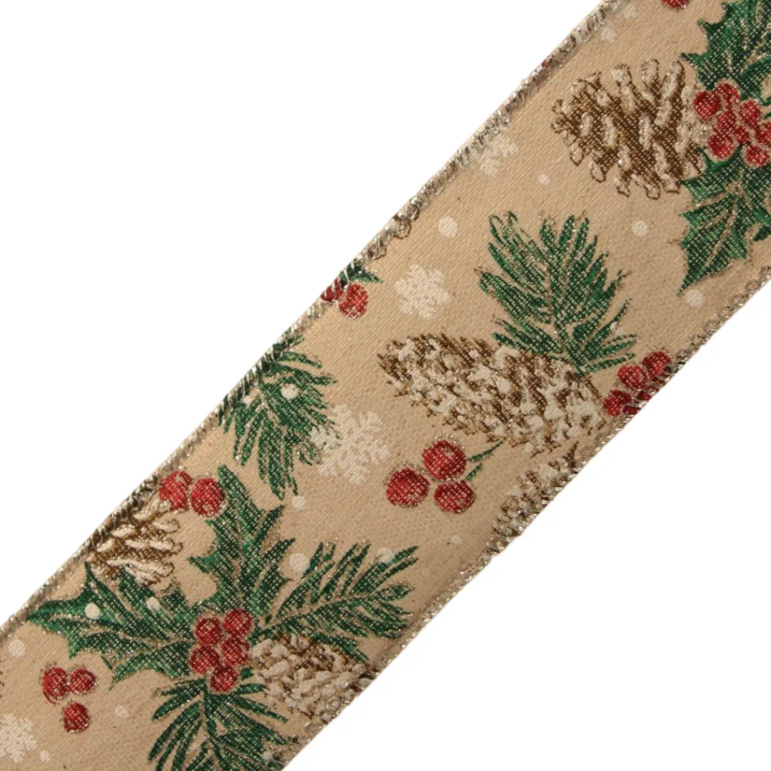 The Christmas Shop Printed Ribbon| Ribbon