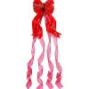 The Christmas Shop Red & Gold Treetop Bow| Treetop Stars|Red Theme