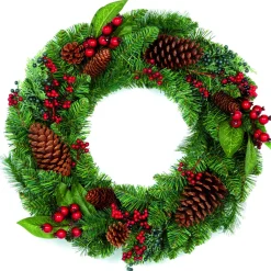 The Christmas Shop Red Berry Wreath| Wreaths