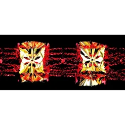 The Christmas Shop Red/Gold Large Foil Christmas Garland| Foil Decorations|Garlands