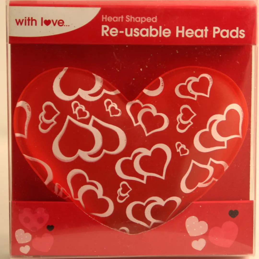 The Christmas Shop Reusable Heat Pad (hearts)| Valentines|Novelties