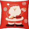 The Christmas Shop Santa Cushion Cover| Novelties