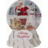 The Christmas Shop Santa Globe Card| Single Cards