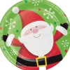 The Christmas Shop Santa Luncheon Plate| Paper Decorations|Tableware