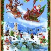 The Christmas Shop Santa Sleigh Advent Calendar| Advent Calendars - Card, Fabric And Wood