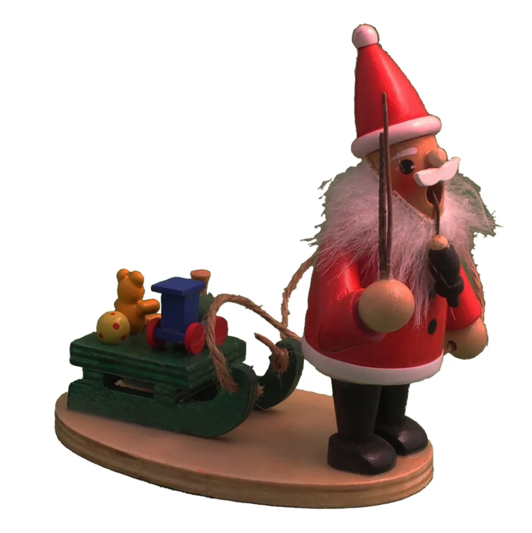 The Christmas Shop Santa Smoker W/toys| Wooden Ornaments|Wood