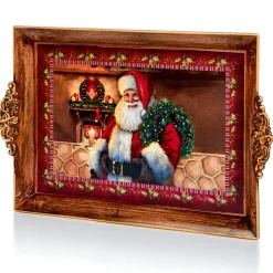 The Christmas Shop Santa Tray| Novelties|Tableware