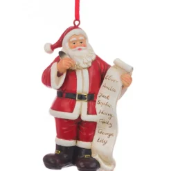 The Christmas Shop Santa With List| Characters|Red Theme