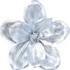 The Christmas Shop Silver Clip-on Flower| Picks & Berries|Silver & White Theme