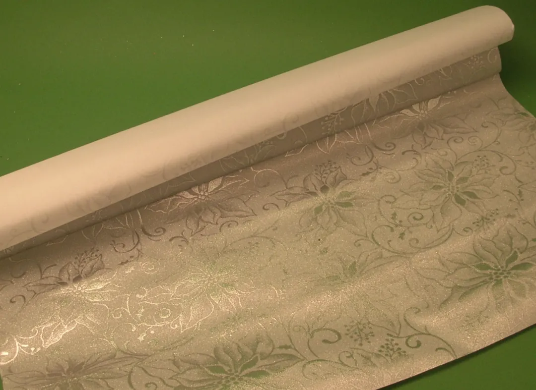 The Christmas Shop Silver Fabric| Tablecloths|Treeskirts