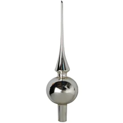 The Christmas Shop Silver Glass Minaret| Treetop Stars|Glass