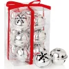 The Christmas Shop Silver Jingle Bells| Silver & White Theme