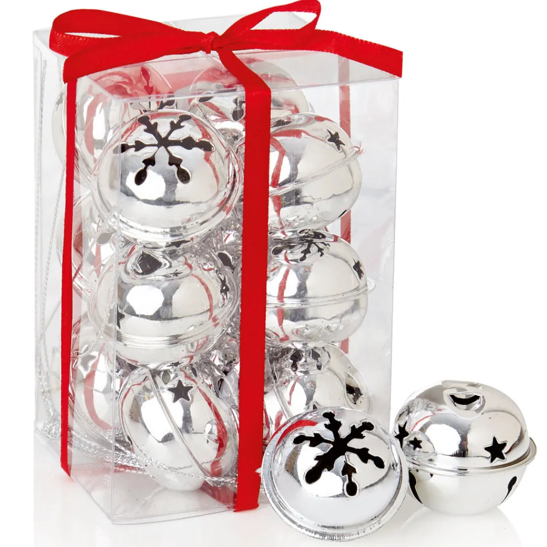The Christmas Shop Silver Jingle Bells| Silver & White Theme