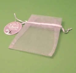 The Christmas Shop Silver Organza Wedding Favour Bag| Bags